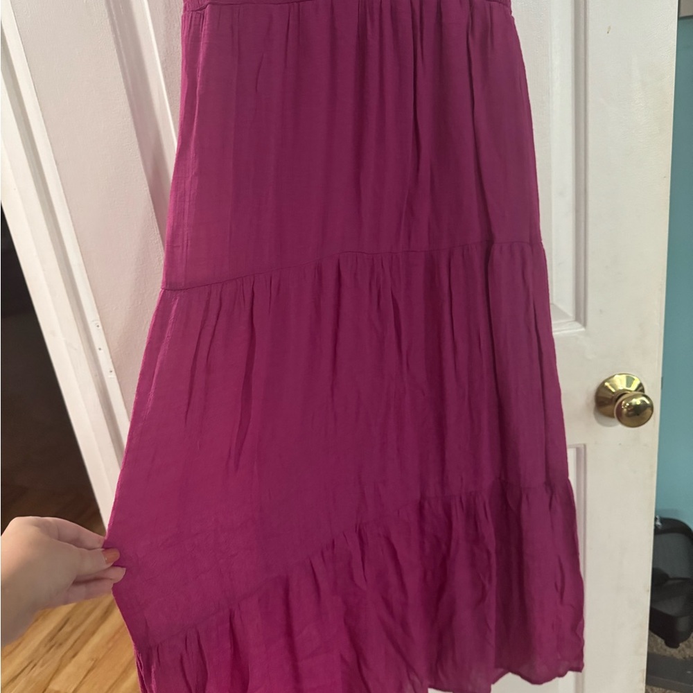 Luxology Fuchsia Lace Dress - Picture 2 of 6